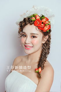 清新田园风新娘造型 犹如花仙子一般美丽动人